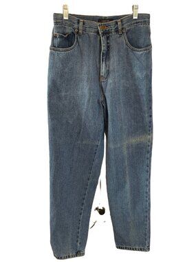 Bill Blass Easy Fit Jeans Size 10 Straight Leg Blue Denim Mid Rise Vintage Mom
